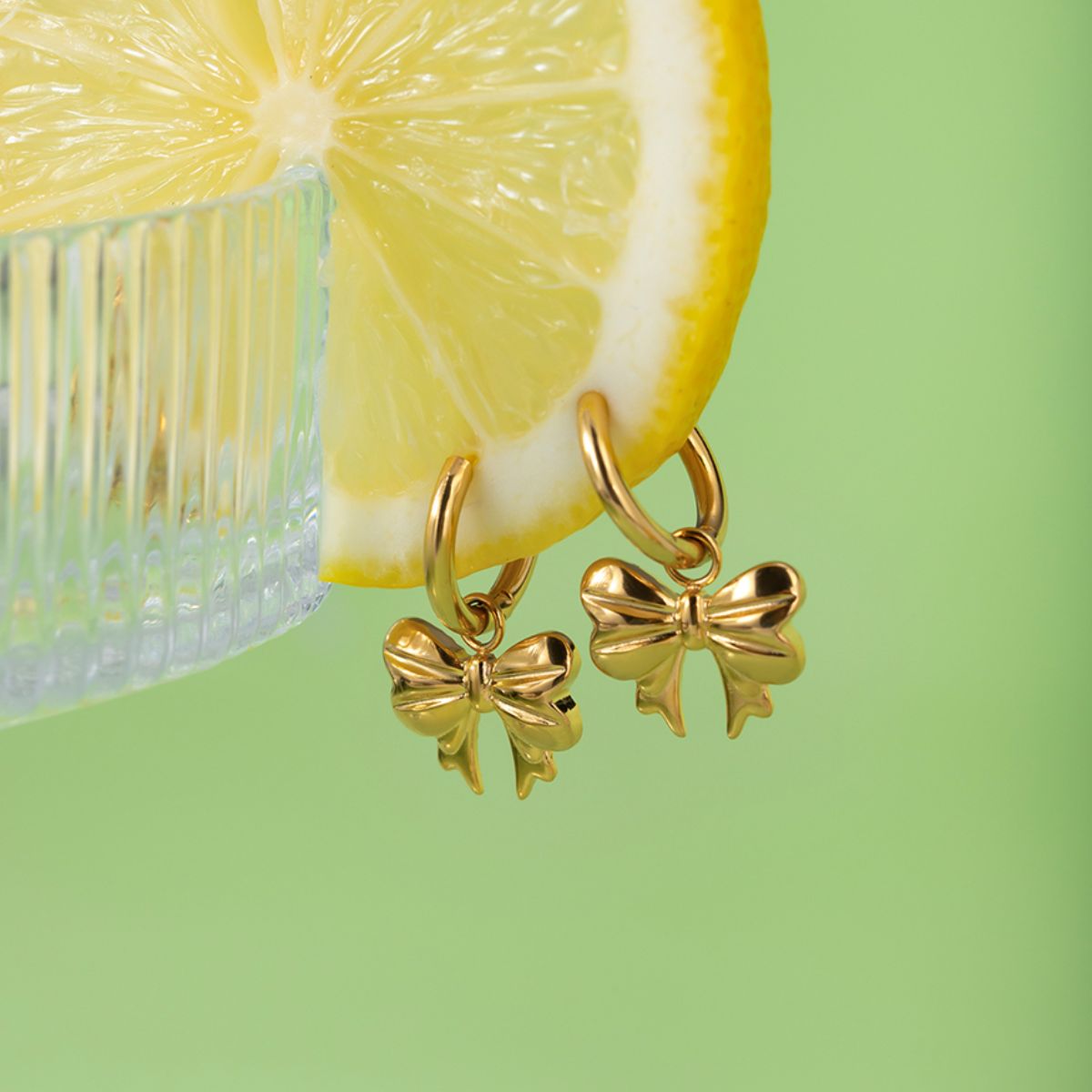 Mena 18K Gold-Plated Bow Earrings
