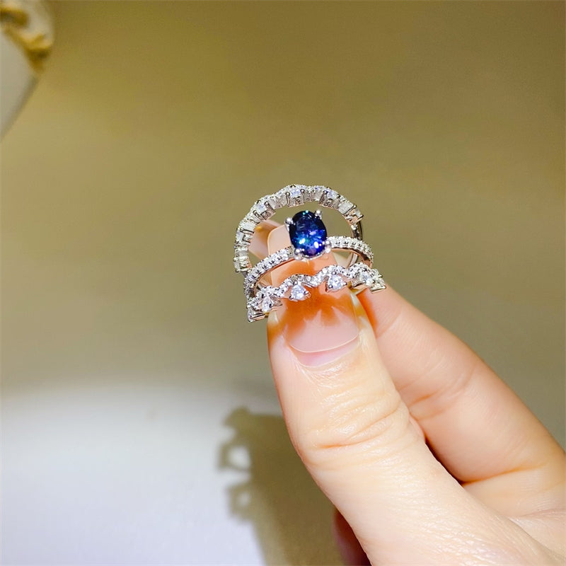 Miralou 1 Carat Moissanite 925 Sterling Silver Ring