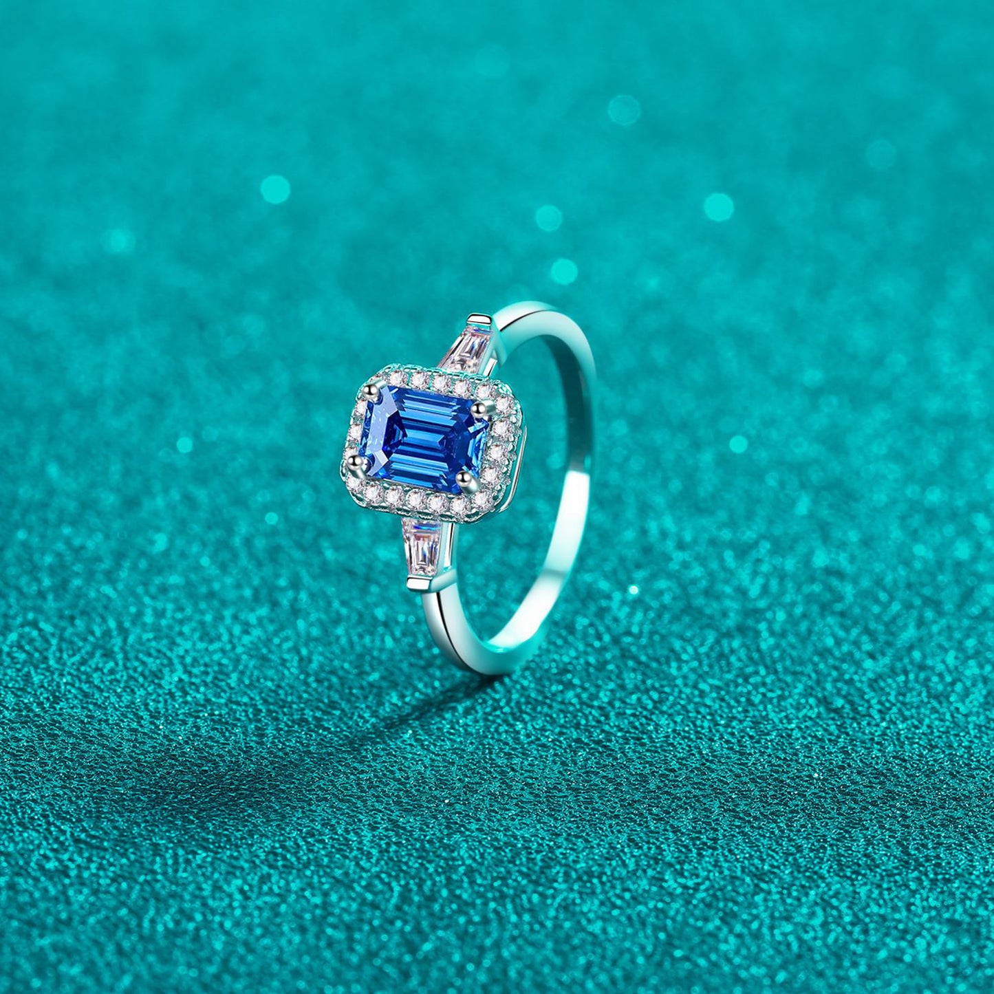 Mona 1 Carat Moissanite 925 Sterling Silver Ring