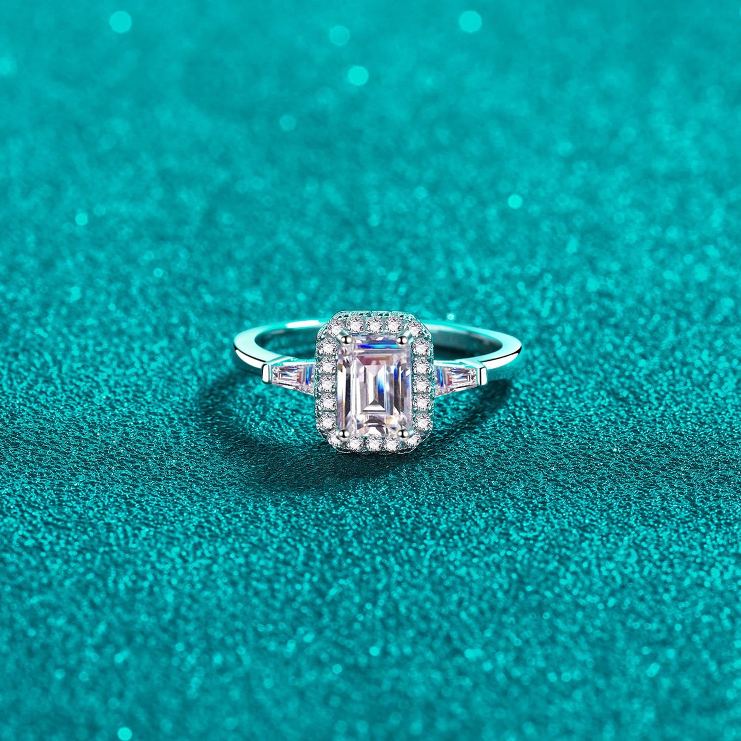 Mona 1 Carat Moissanite 925 Sterling Silver Ring