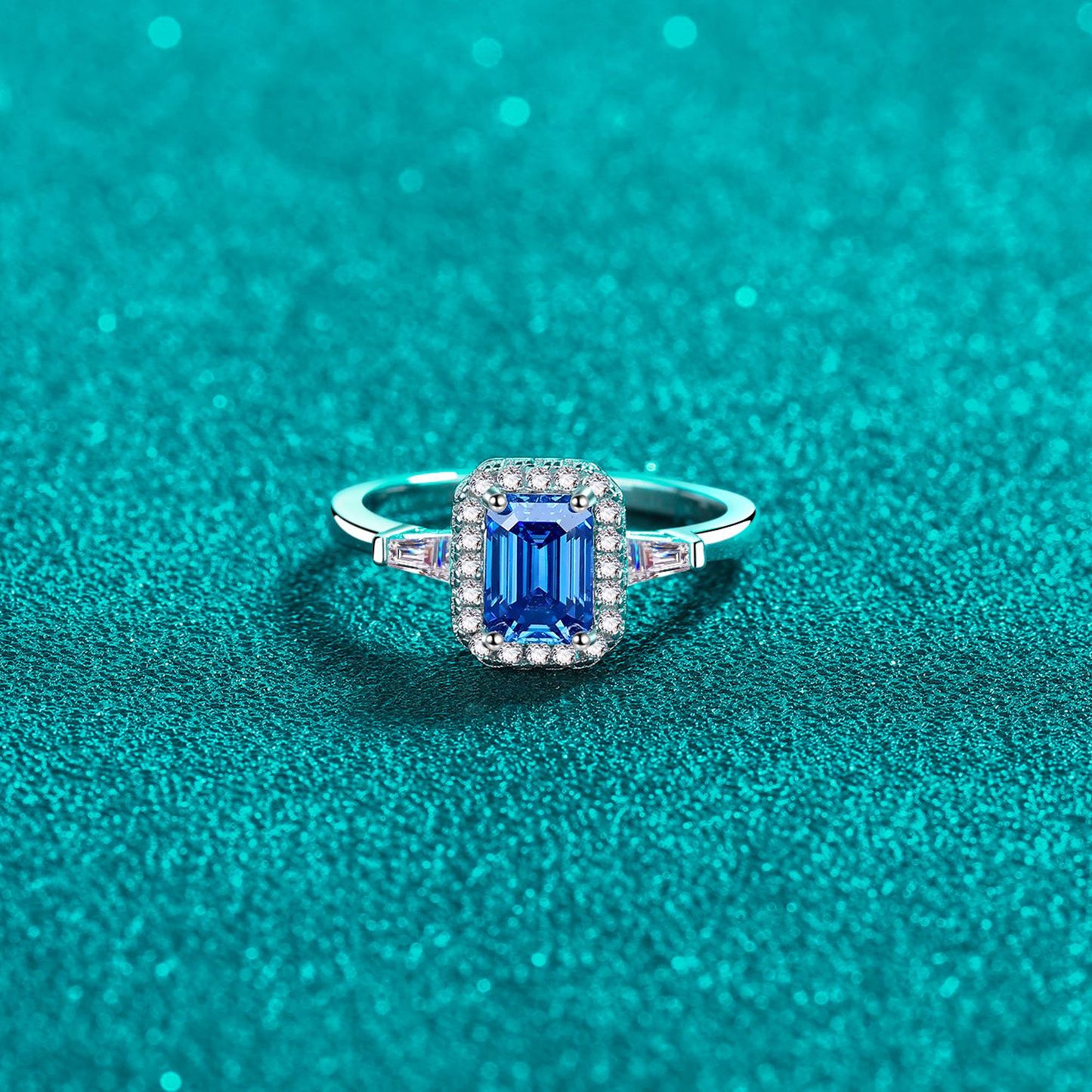 Mona 1 Carat Moissanite 925 Sterling Silver Ring
