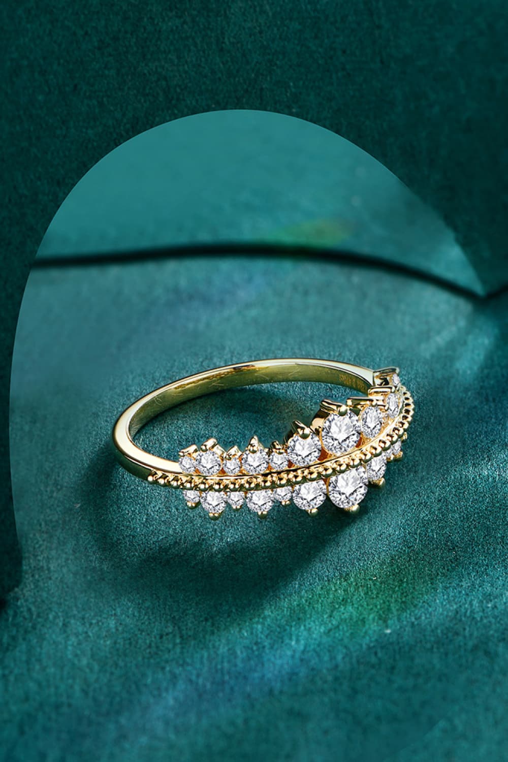 Kara Moissanite 925 Sterling Silver Ring