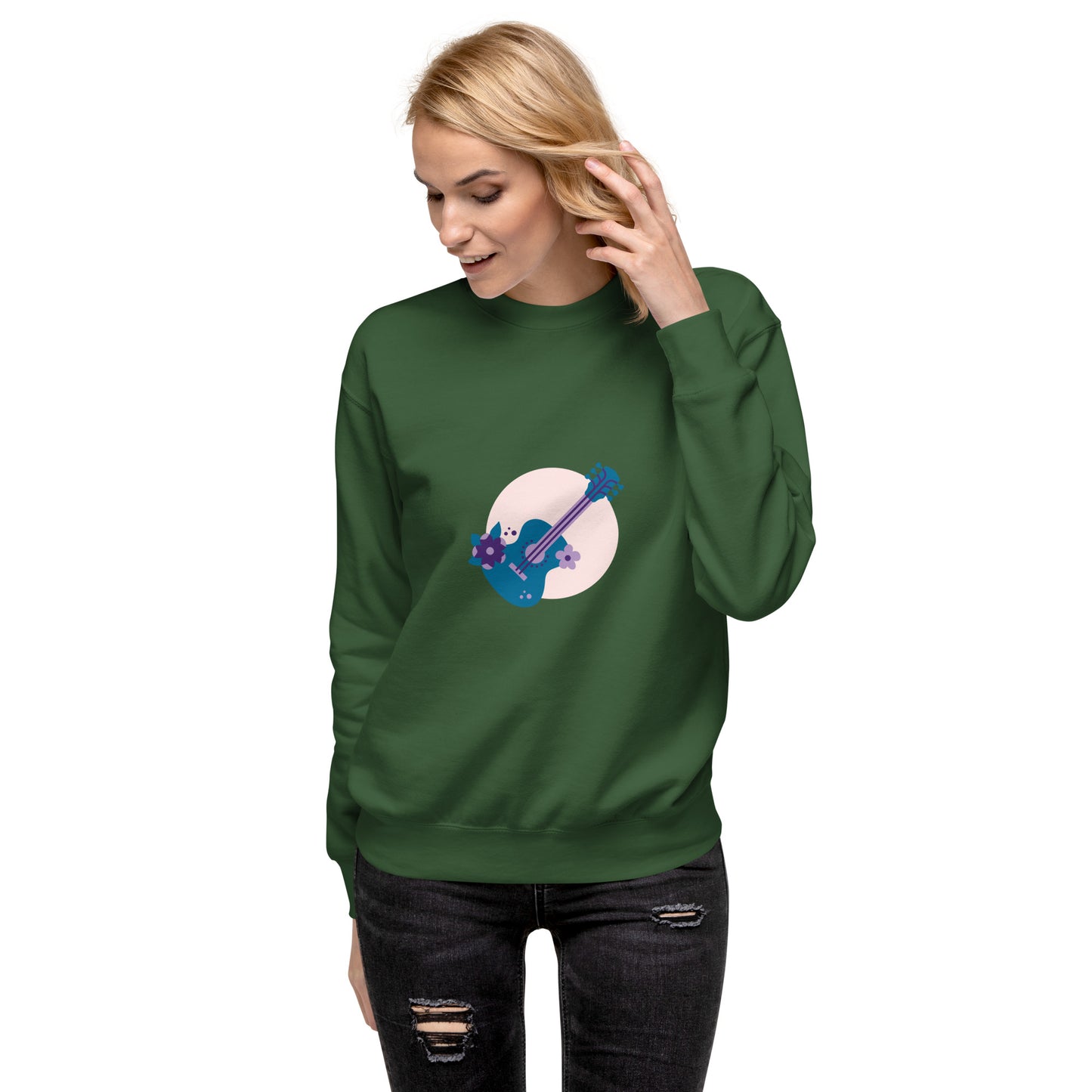 Guitar Unisex Premium Sweatshirt