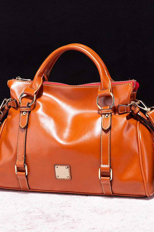 Mary PU Leather Handbag with Tassels