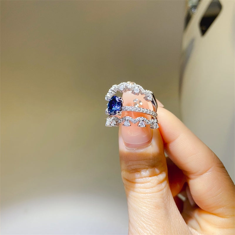 Miralou 1 Carat Moissanite 925 Sterling Silver Ring