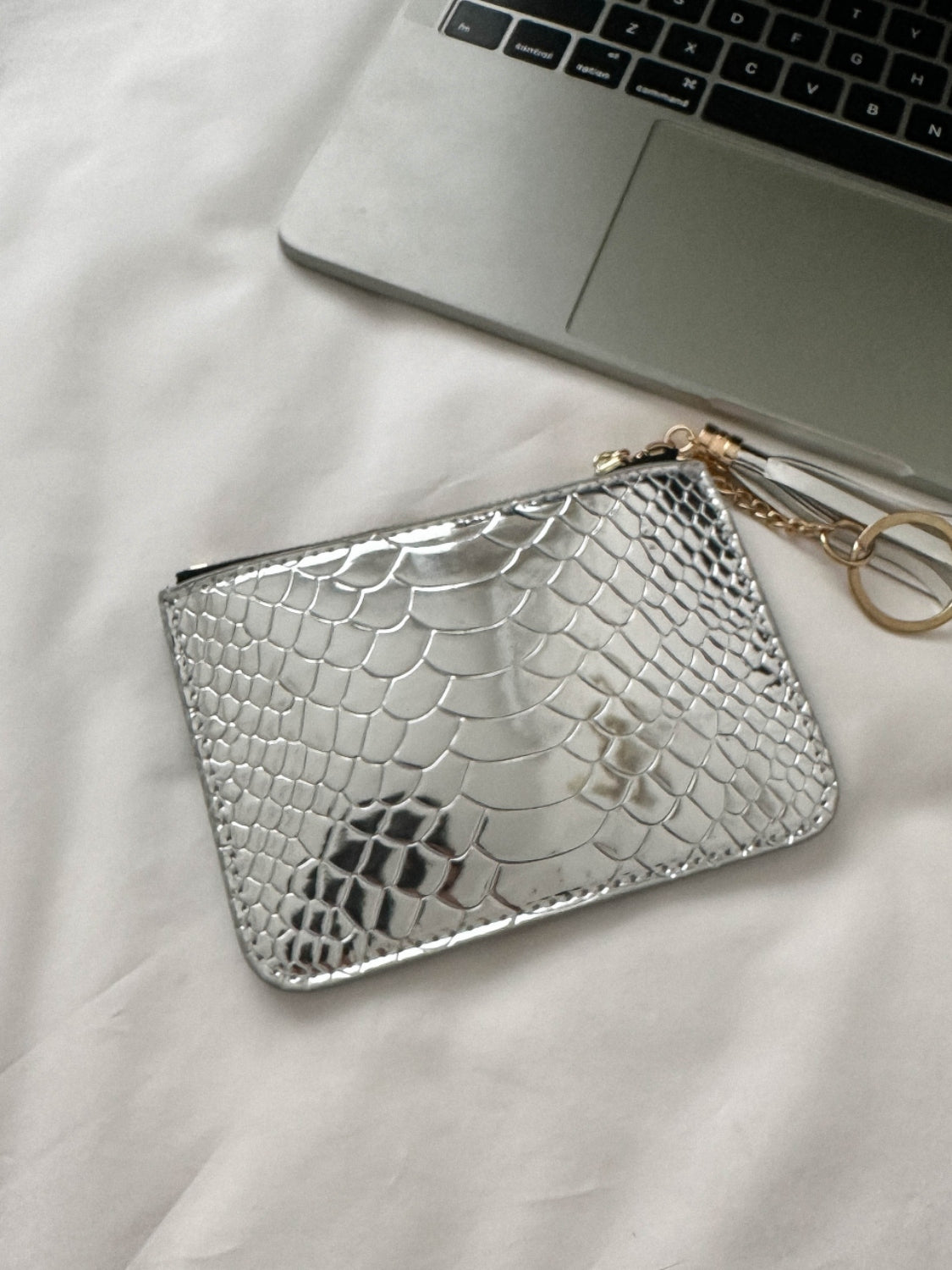 Leysi PU Leather Tassel Trim Card Case