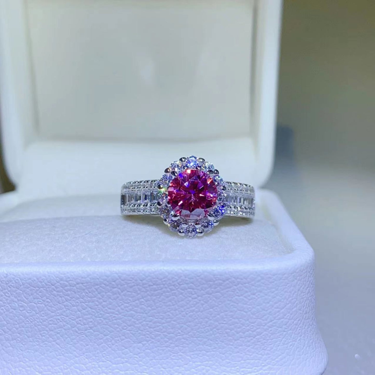 Kara 1 Carat Moissanite 925 Sterling Silver Ring