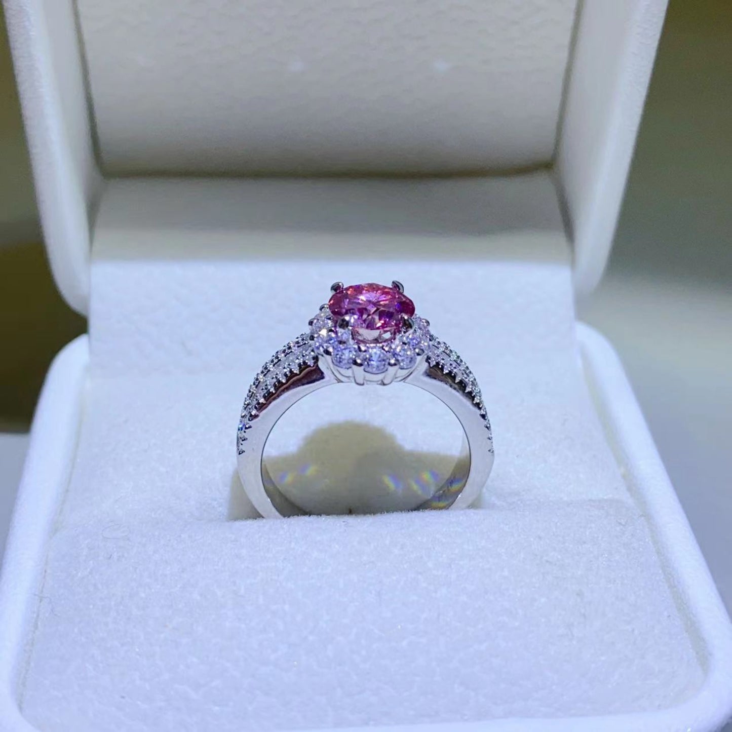 Kara 1 Carat Moissanite 925 Sterling Silver Ring