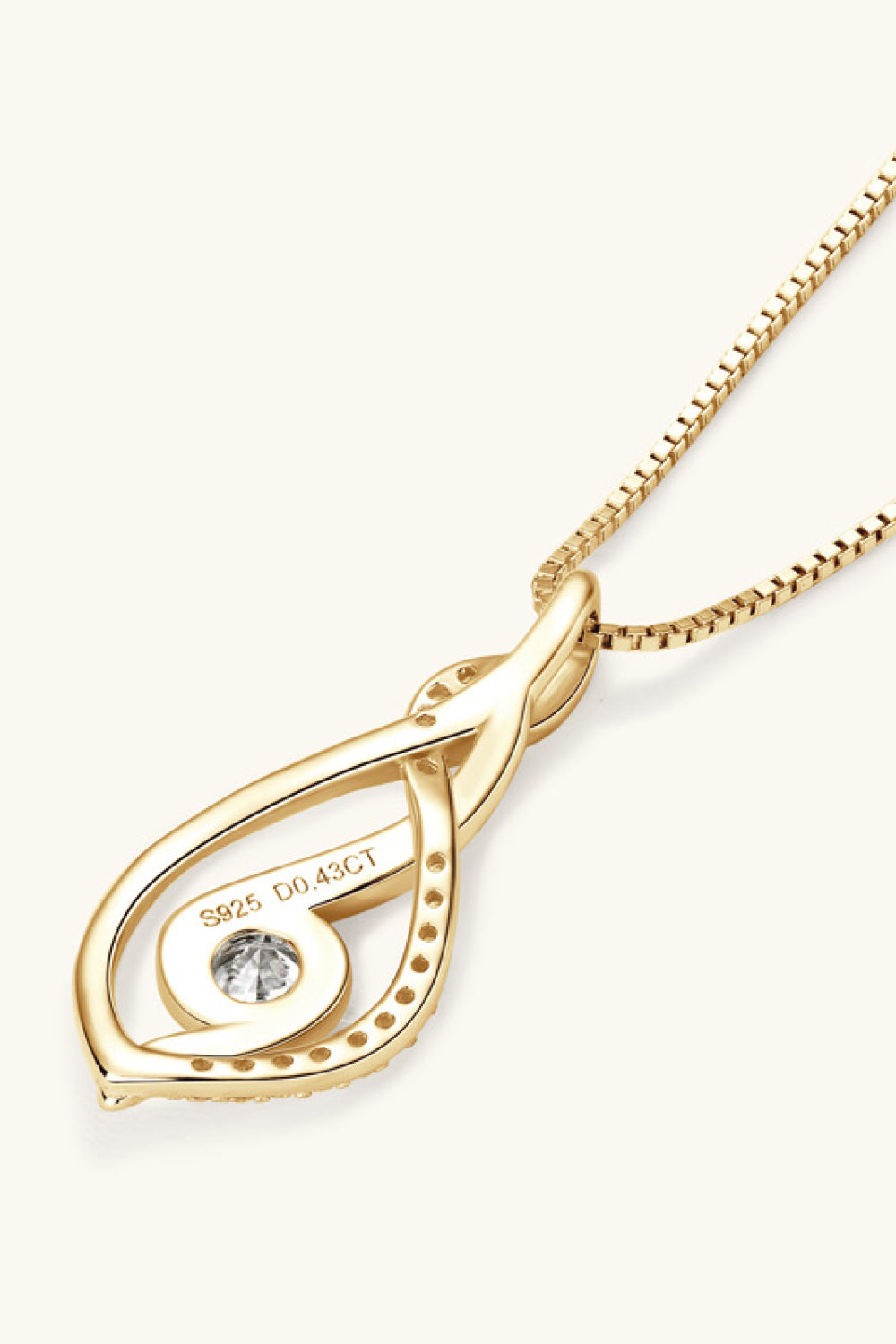 Music notes Moissanite silver necklace