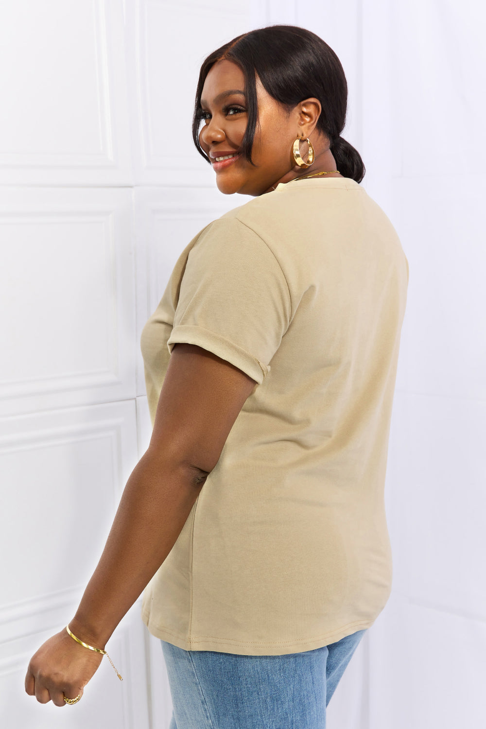 Simply Love I LOVE COFFEE Graphic Cotton Tee