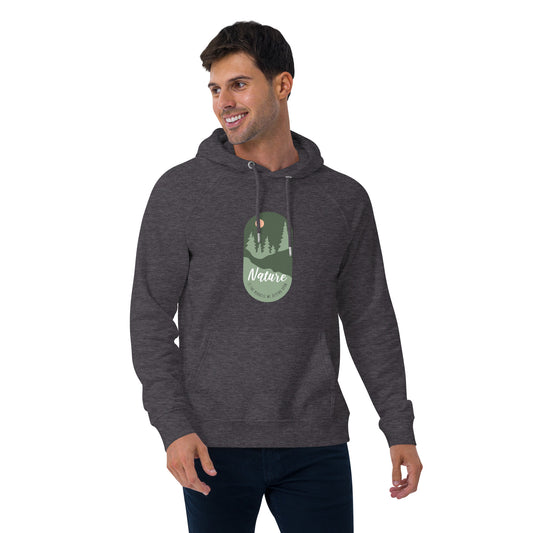 Nature Unisex eco raglan hoodie